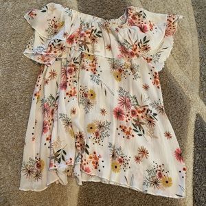 Boutique on/off shoulder top